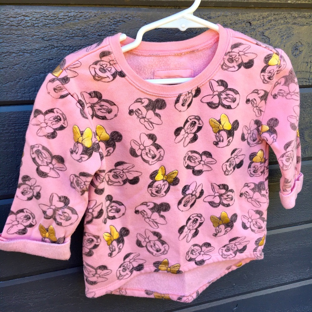 Girls Toddler Disney Minnie Mouse Sweatshirt - 3T